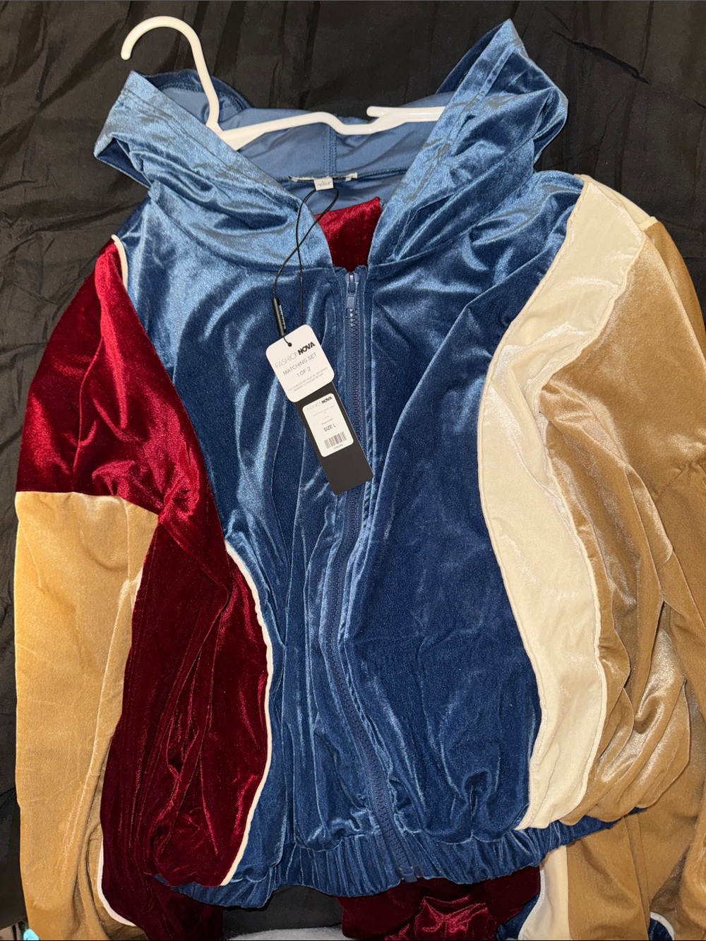 Velvet Colorblock Set